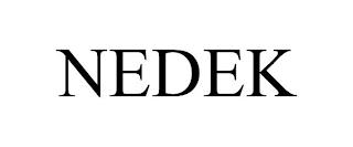 NEDEK trademark