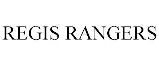 REGIS RANGERS trademark