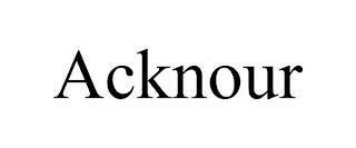 ACKNOUR trademark