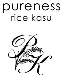 PK PURENESS RICE KASU trademark