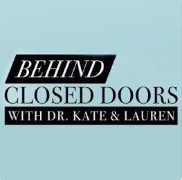 BEHIND CLOSED DOORS WITH DR. KATE & LAUREN trademark