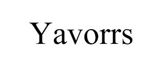 YAVORRS trademark