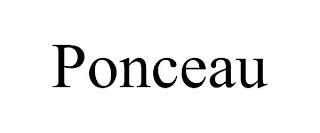 PONCEAU trademark