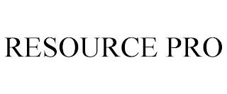 RESOURCE PRO trademark