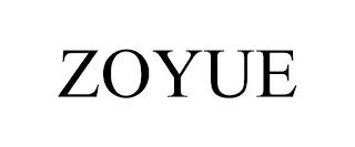 ZOYUE trademark