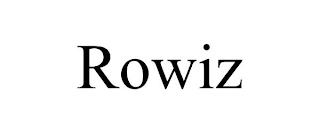 ROWIZ trademark