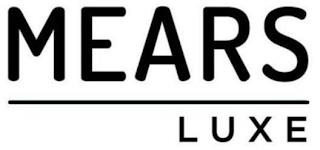 MEARS LUXE trademark