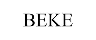 BEKE trademark