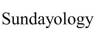 SUNDAYOLOGY trademark