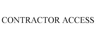 CONTRACTOR ACCESS trademark