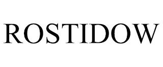 ROSTIDOW trademark