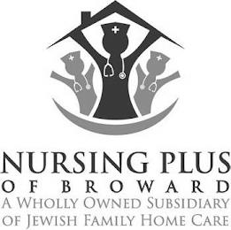 NURSING PLUS OF BROWARD A WHOLLY OWNED SUBSIDIARY OF JEWISH FAMILY HOME CARE trademark