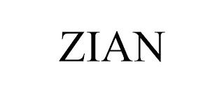 ZIAN trademark