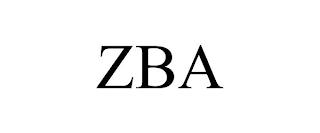 ZBA trademark