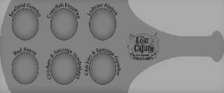 THE LOST CAJUN RESTAURANT SEAFOOD & GUMBO SEAFOOD GUMBO CRAWFISH ETOUFFEE LOBSTER BISQUE RED BEANS CHICKEN & SAUSAGE JAMBALAYA CHICKEN & SAUSAGE GUMBO trademark