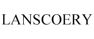 LANSCOERY trademark