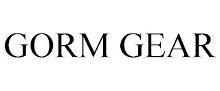 GORM GEAR trademark