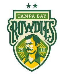 TAMPA BAY ROWDIES 75 10 trademark