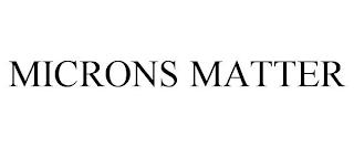 MICRONS MATTER trademark