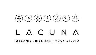 LACUNA ORGANIC JUICE BAR + YOGA STUDIO trademark