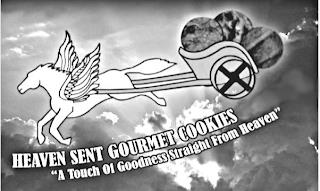 HEAVEN SENT GOURMET COOKIES "A TOUCH OF GOODNESS STRAIGHT FROM HEAVEN" trademark