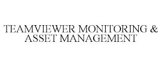 TEAMVIEWER MONITORING & ASSET MANAGEMENT trademark