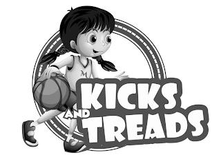 M KICKS AND TREADS trademark