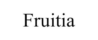 FRUITIA trademark