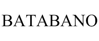 BATABANO trademark