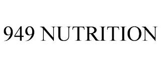 949 NUTRITION trademark