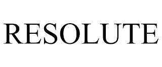 RESOLUTE trademark