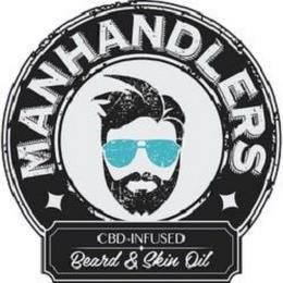 MANHANDLERS CBD-INFUSED BEARD & SKIN OIL trademark