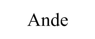 ANDE trademark