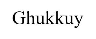 GHUKKUY trademark