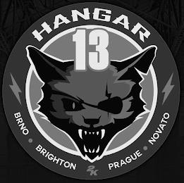 HANGAR 13 BRNO BRIGHTON 2K PRAGUE NOVATO trademark