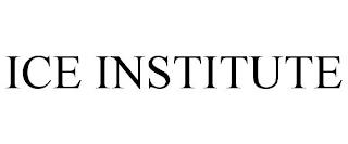 ICE INSTITUTE trademark