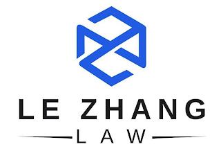 LE ZHANG LAW trademark