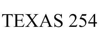 TEXAS 254 trademark