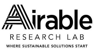 AIRABLE RESEARCH LAB WHERE SUSTAINABLE SOLUTIONS START trademark