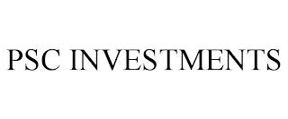 PSC INVESTMENTS trademark