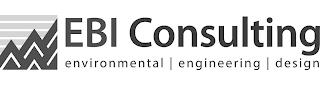 EBI CONSULTING; ENVIRONMENTAL|ENGINEERING|DESIGN trademark