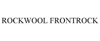 ROCKWOOL FRONTROCK trademark