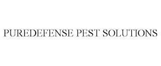 PUREDEFENSE PEST SOLUTIONS trademark