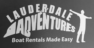 LAUDERDALE ADVENTURES BOAT RENTALS MADE EASY trademark