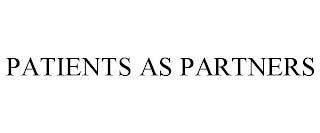 PATIENTS AS PARTNERS trademark