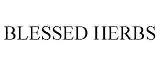 BLESSED HERBS trademark