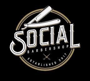 SOCIAL BARBERSHOP ESTABLISHED 2017 trademark