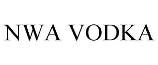 NWA VODKA trademark