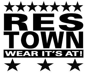 RES TOWN WEAR IT'S AT! trademark