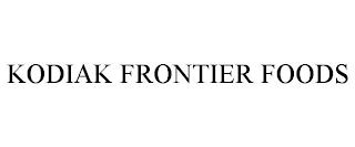 KODIAK FRONTIER FOODS trademark